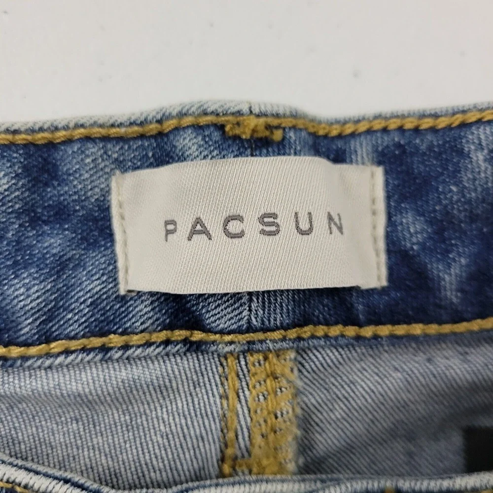 NWT Pacsun curve straight jeans size 26 wonmens 1851 blue denim 26x27‎